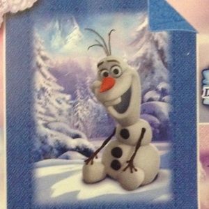 New Disney Frozen Blanket with Olaf.